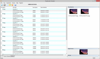 Screenshot of the application Duplicate Checker Portable - #1