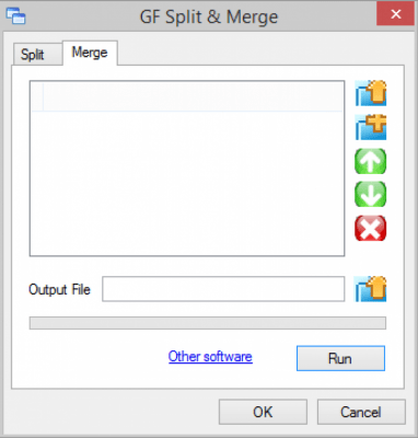 Screenshot of the application GF Split &amp; Merge - #2