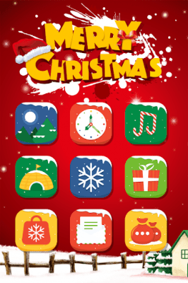 Screenshot of the application Christmas Hola Launcher Theme - #1