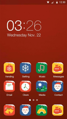 Screenshot of the application Christmas Hola Launcher Theme - #2