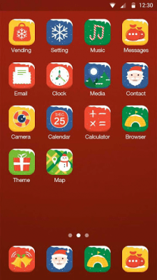 Screenshot of the application Christmas Hola Launcher Theme - #3