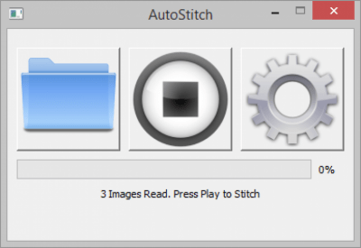 Screenshot of the application AutoStitch - #3