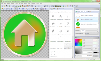 Screenshot of the application RealWorld Icon Editor - #3