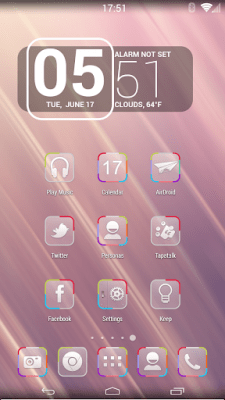 Screenshot of the application KitKat HD Launcher Theme icons - #1