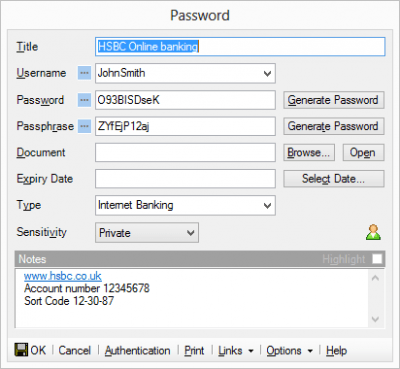 Screenshot of the application Access Manager Free Version - #2