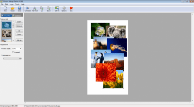 Screenshot of the application Picture Merge Genius - #1