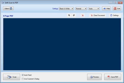 Screenshot of the application Softi Scan to PDF - #1