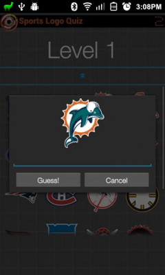 Screenshot of the application Sports Logo Quiz - #3