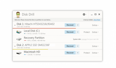 Screenshot of the application Disk Drill - #1