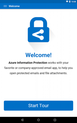Screenshot of the application Azure Information Protection - #4