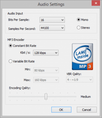 Screenshot of the application Fox Magic Audio Recorder - #2