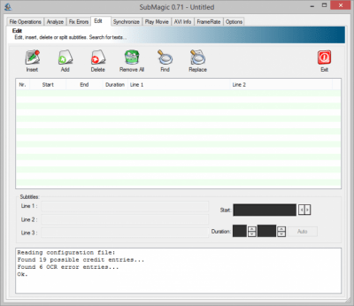 Screenshot of the application SubMagic - #3