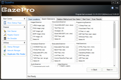 Screenshot of the application EazePro - #4