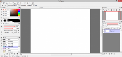 Screenshot of the application FireAlpaca for Windows - #1