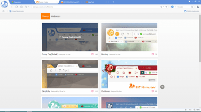 Screenshot of the application UC Browser - #2