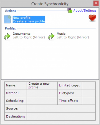 Screenshot of the application Create Synchronicity Portable - #1