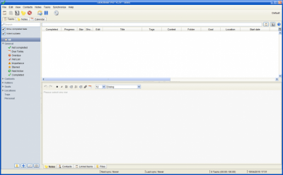 Screenshot of the application TaskUnifier Portable - #1