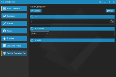 Screenshot of the application File Essentials - #1