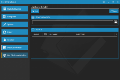 Screenshot of the application File Essentials - #4