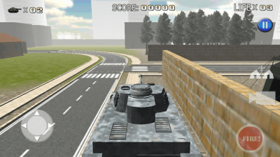 Screenshot of the application Battle Tanks in the City - #2