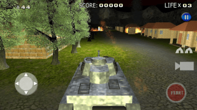 Screenshot of the application Battle Tanks in the City - #3