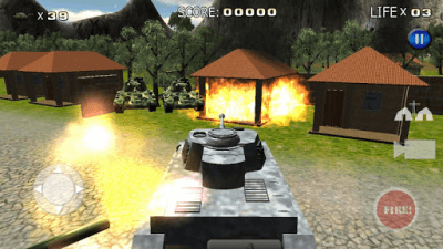 Screenshot of the application Battle Tanks in the City - #4