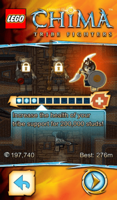 Screenshot of the application LEGO Chima: Tribe Fighters - #5