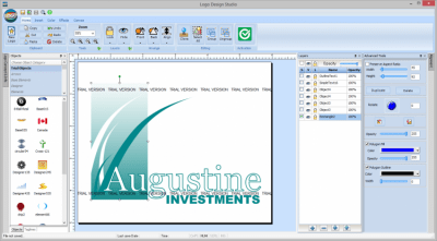 Screenshot of the application Logo Design Studio - #2