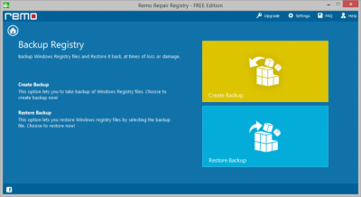 Screenshot of the application Remo Repair Registry - #2