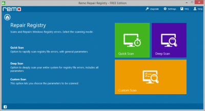 Screenshot of the application Remo Repair Registry - #3