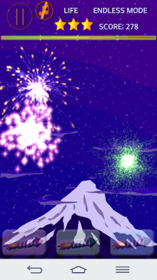 Screenshot of the application Fireworks Master - #6
