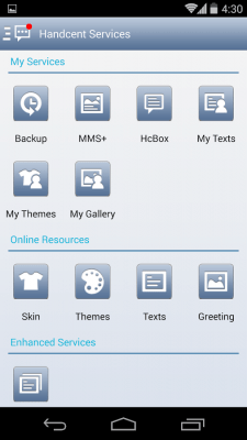 Screenshot of the application Handcent Classic Skin - #5