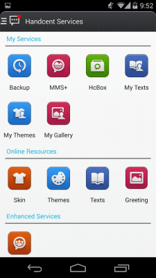 Screenshot of the application Handcent 6 Skin (MIUI Style) - #4