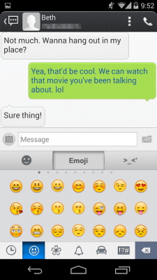 Screenshot of the application Handcent 6 Skin (MIUI Style) - #6
