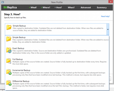Screenshot of the application BitReplica - #3