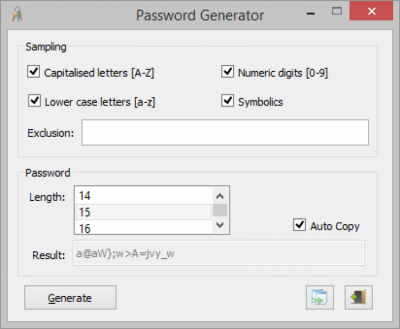 Screenshot of the application KPassC - #3