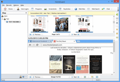 Screenshot of the application HomeGuard - #3