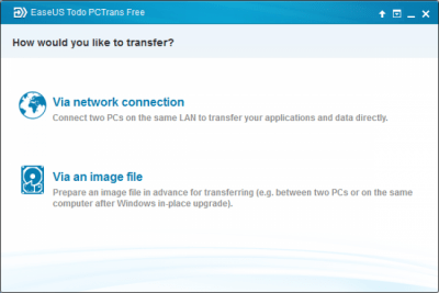 Screenshot of the application EaseUS Todo PCTrans Free - #1