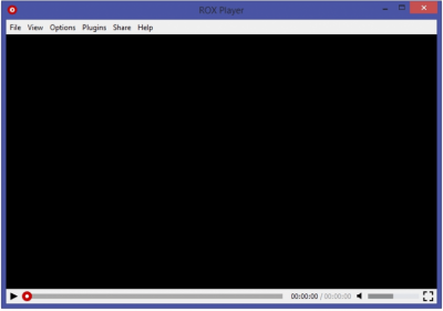 Screenshot of the application ROX Player - #3