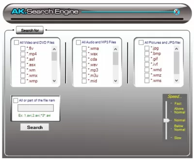 Screenshot of the application AK-Player - #3