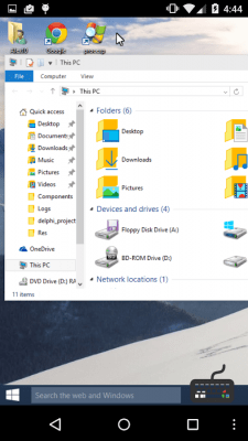 Screenshot of the application RMS Remote Access - #5