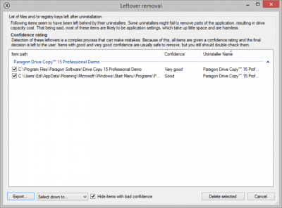 Screenshot of the application Bulk Crap Uninstaller - #3