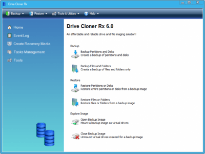 Screenshot of the application Drive Cloner Rx - #2