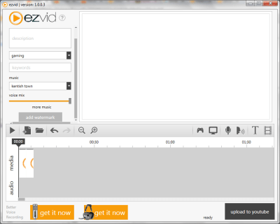 Screenshot of the application Ezvid - #3