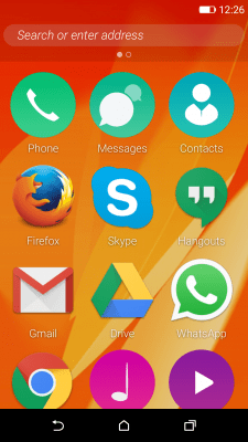 Screenshot of the application Firefox OS 2.5 Developer Preview - #2
