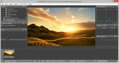 Screenshot of the application FastRawViewer - #1