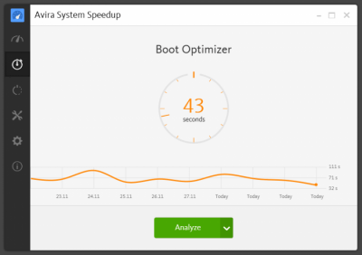 Screenshot of the application Avira Free System SpeedUp - #2
