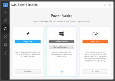 Screenshot of the application Avira Free System SpeedUp - #3