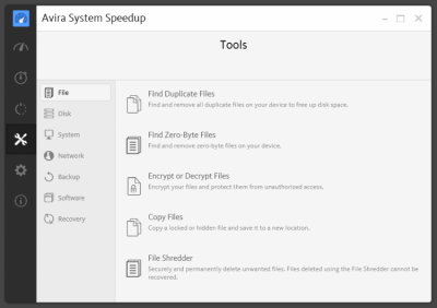 Screenshot of the application Avira Free System SpeedUp - #4