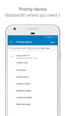 Screenshot of the application Google Wifi - #1